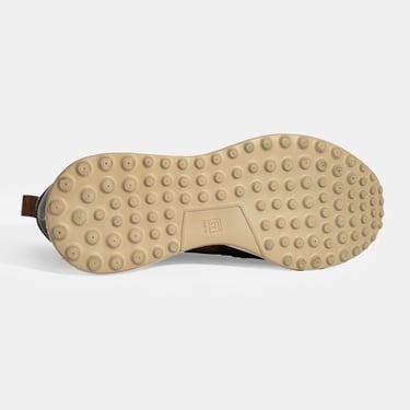  Erkek Kahve Bağcıklı Deri Spor Ayakkabı