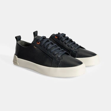  Erkek Lacivert Bağcıklı Deri Günlük Ayakkabı