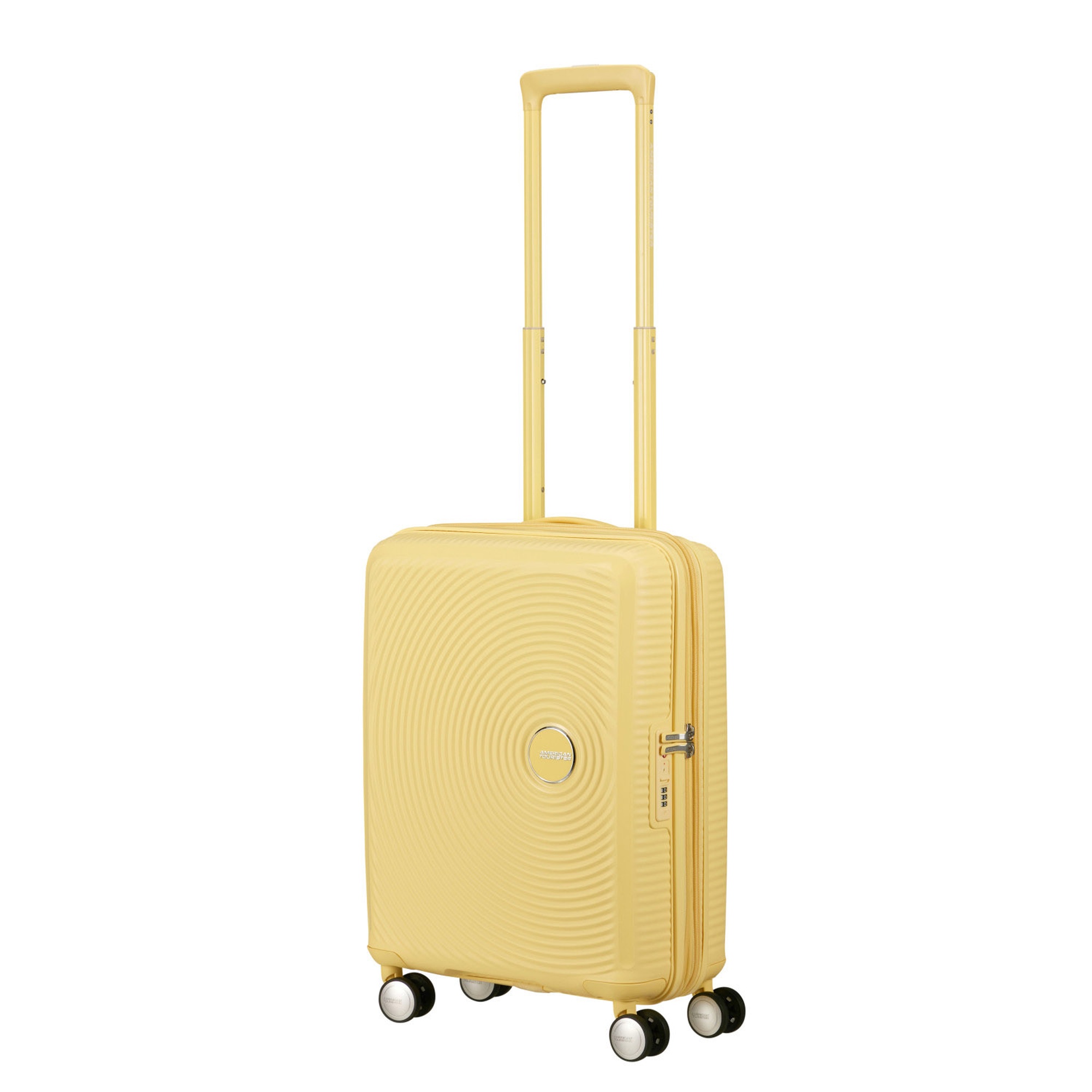 American Tourister Sarı Soundbox - 55 cm Kabin Boy Sert Valiz