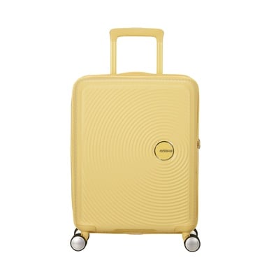  American Tourister Sarı Soundbox - 55 cm Kabin Boy Sert Valiz