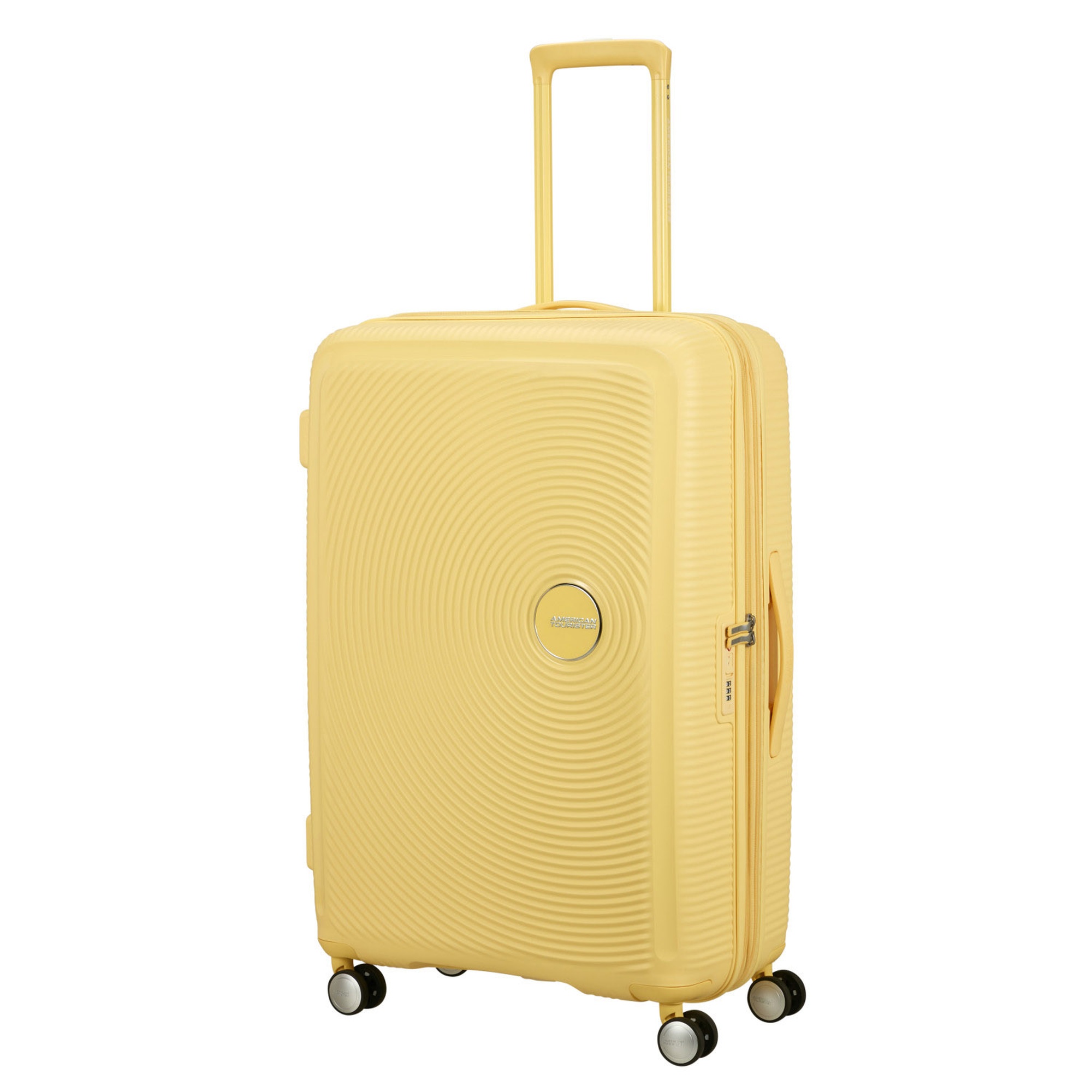 American Tourister Sarı Soundbox - 77 cm Büyük Sert Valiz