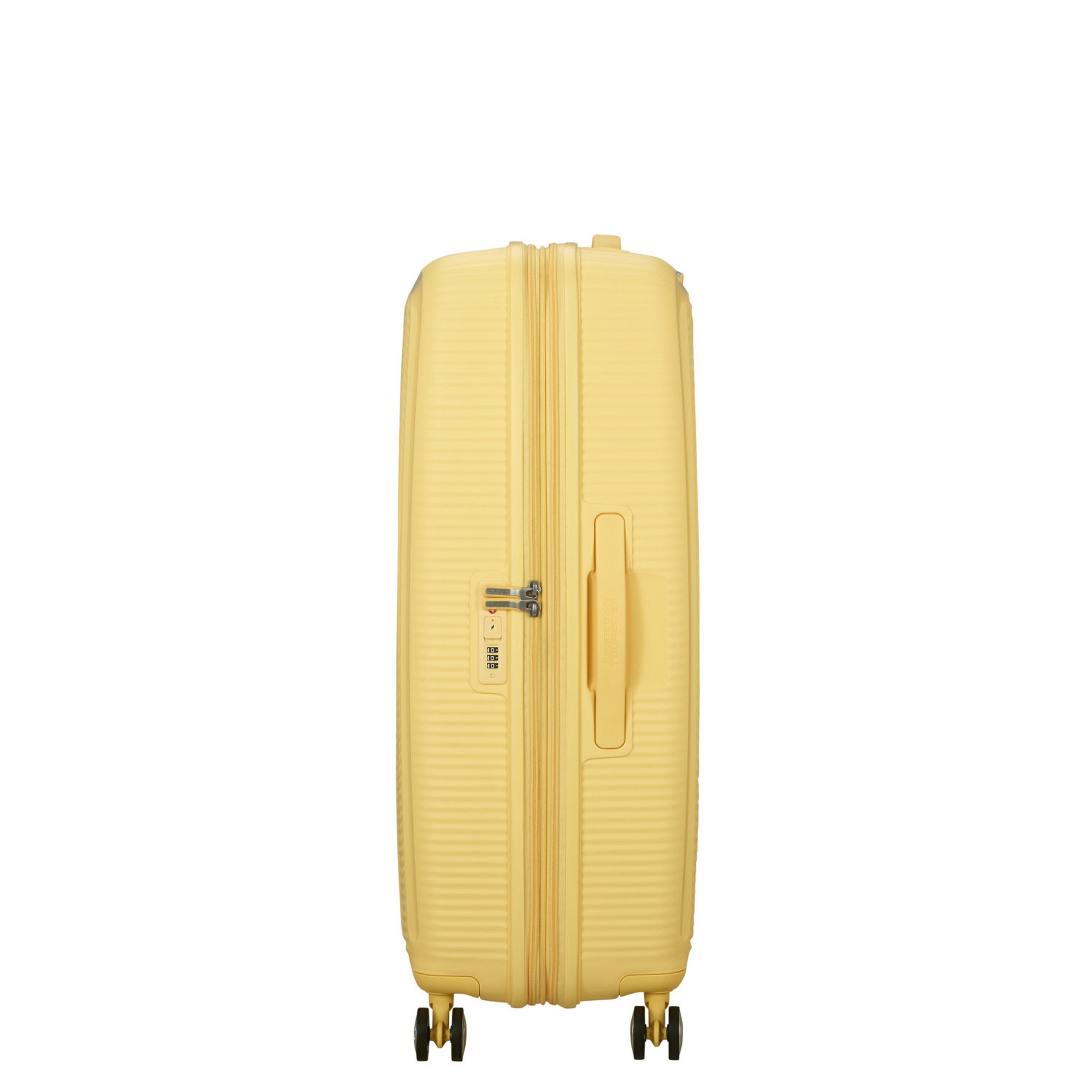 American Tourister Sarı Soundbox - 77 cm Büyük Sert Valiz