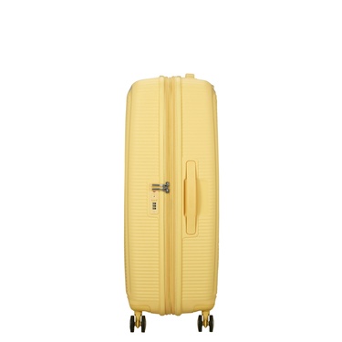  American Tourister Sarı Soundbox - 77 cm Büyük Sert Valiz