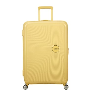  American Tourister Sarı Soundbox - 77 cm Büyük Sert Valiz