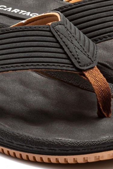  Dunas Erkek Parmak Arası Terlik Siyah-Kahverengi 39/46