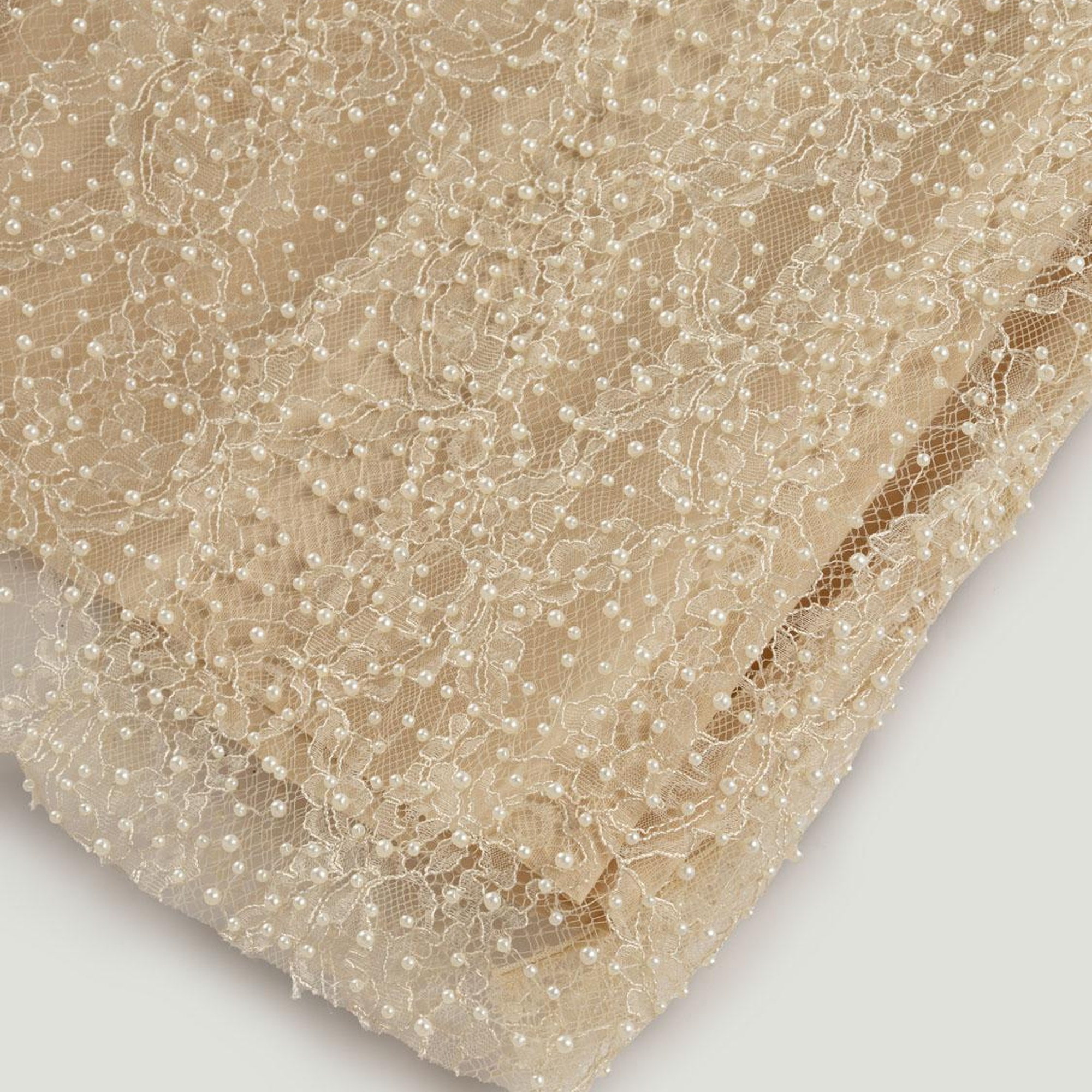 İnci İşlemeli Maxi Etek