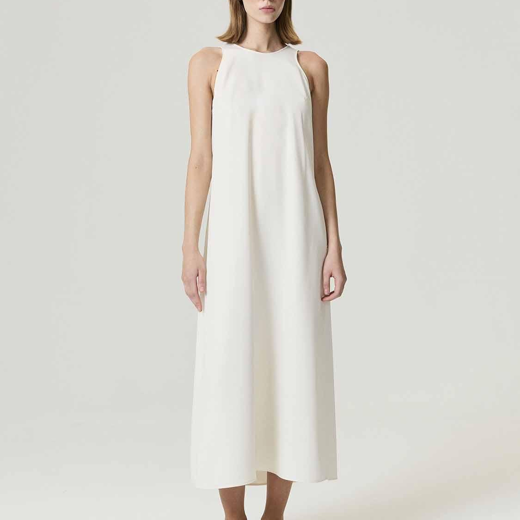 Dökümlü Maxi Elbise