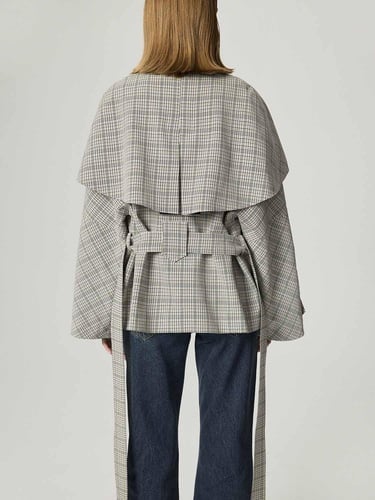  Kuşak Detaylı Trençkot