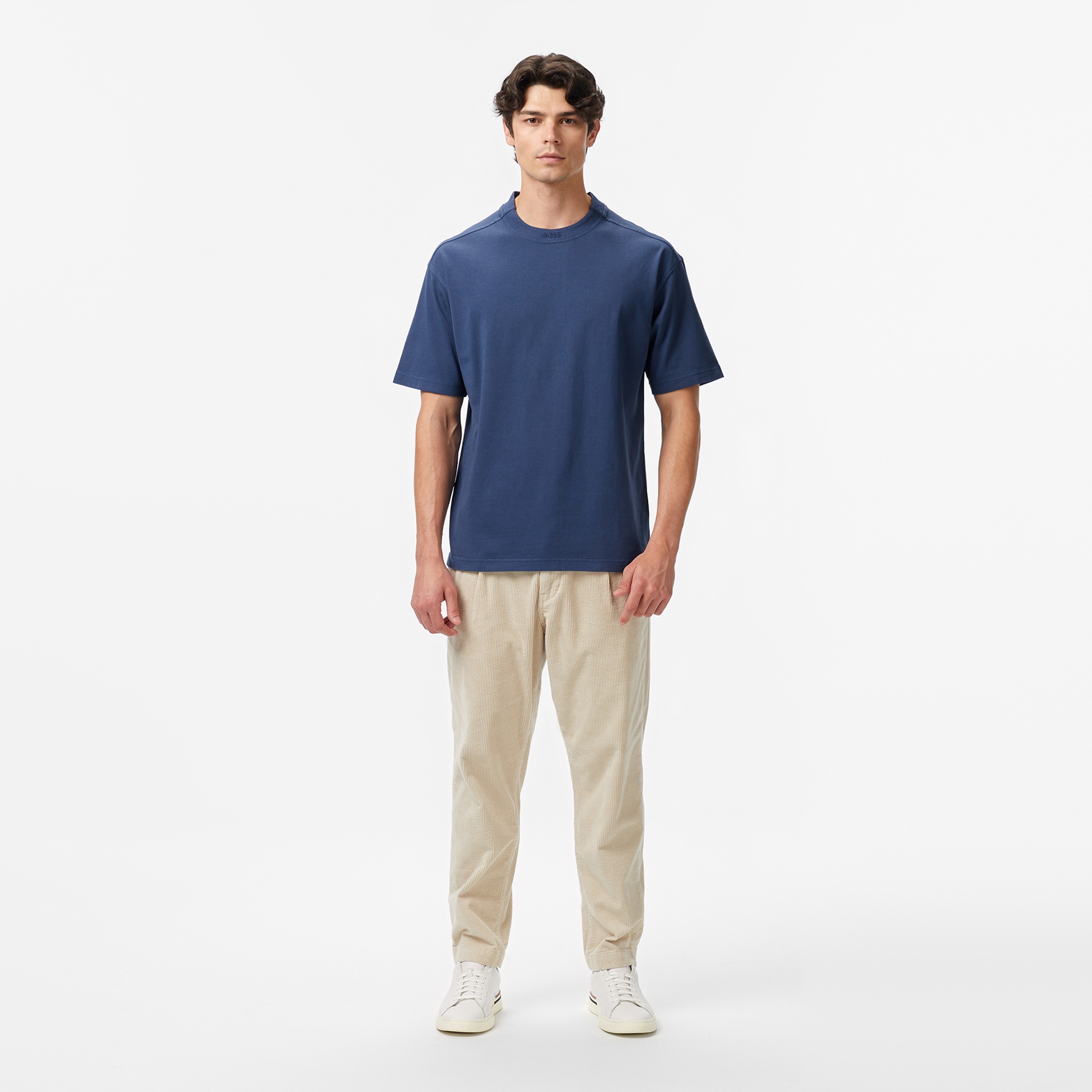 Boss Erkek Mavi T-Shirt