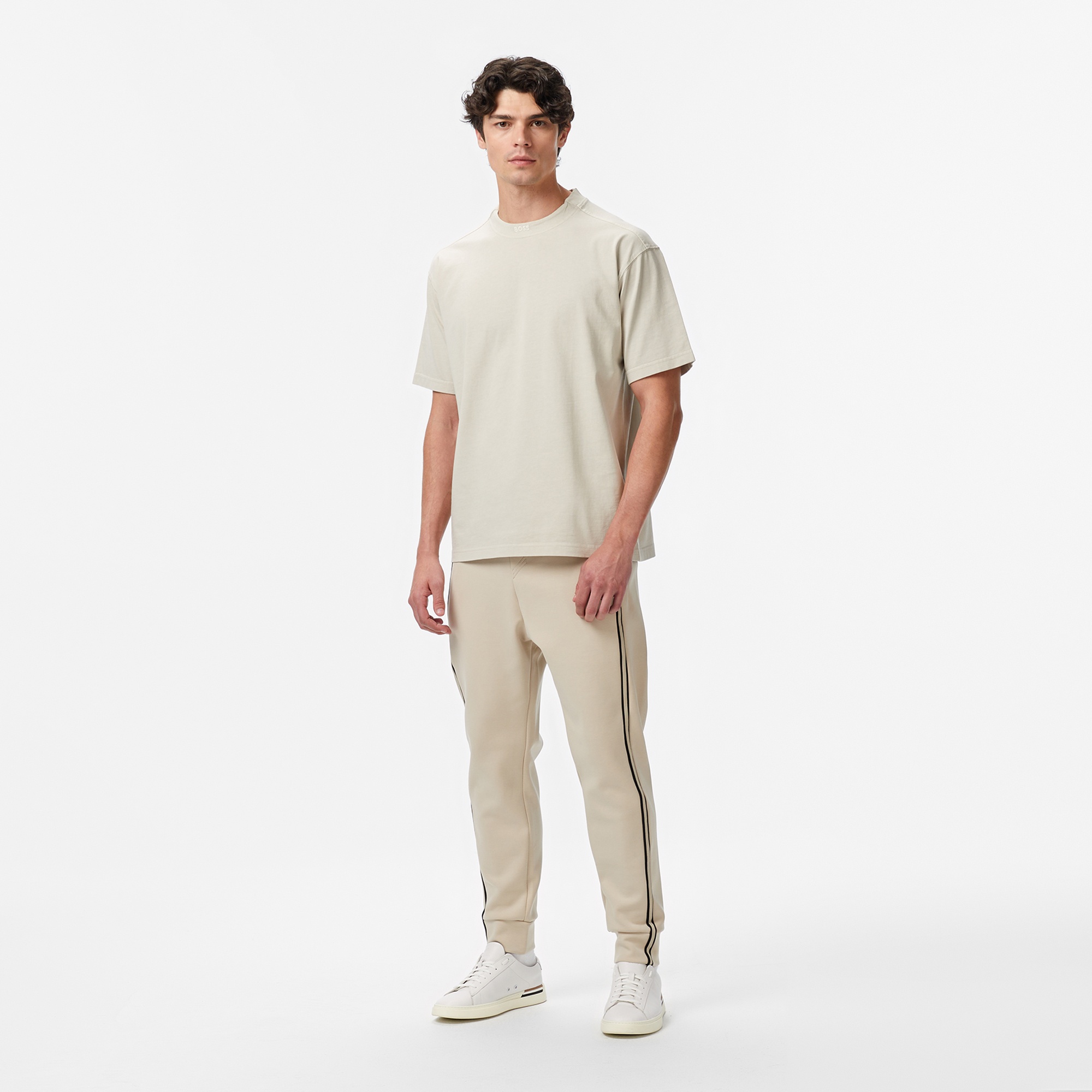 Boss Erkek Bej T-Shirt