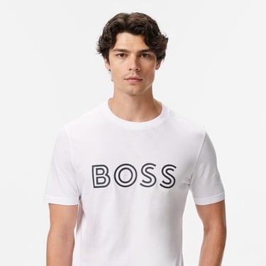  Boss Erkek Beyaz T-Shirt
