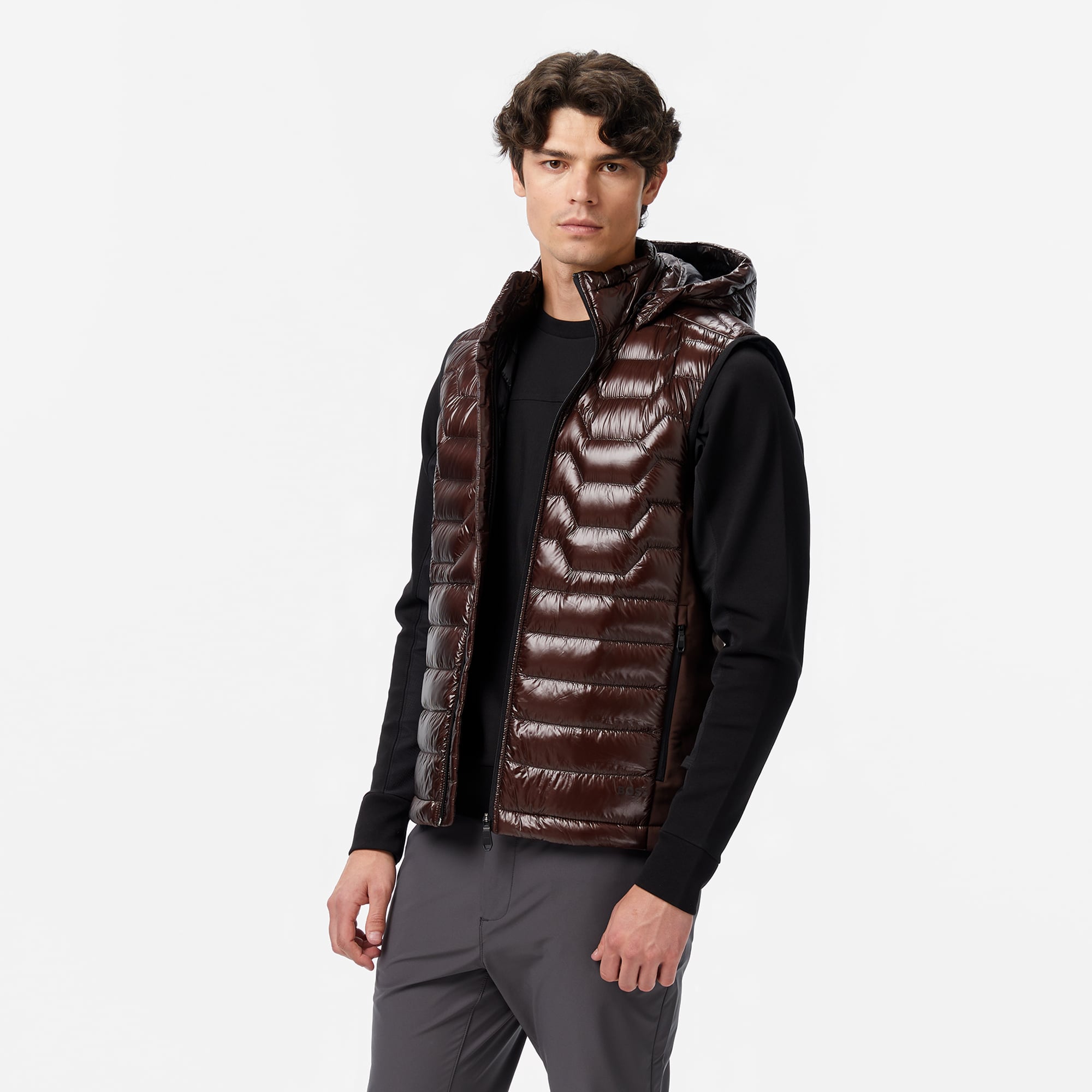  Boss Erkek Kahverengi Yelek