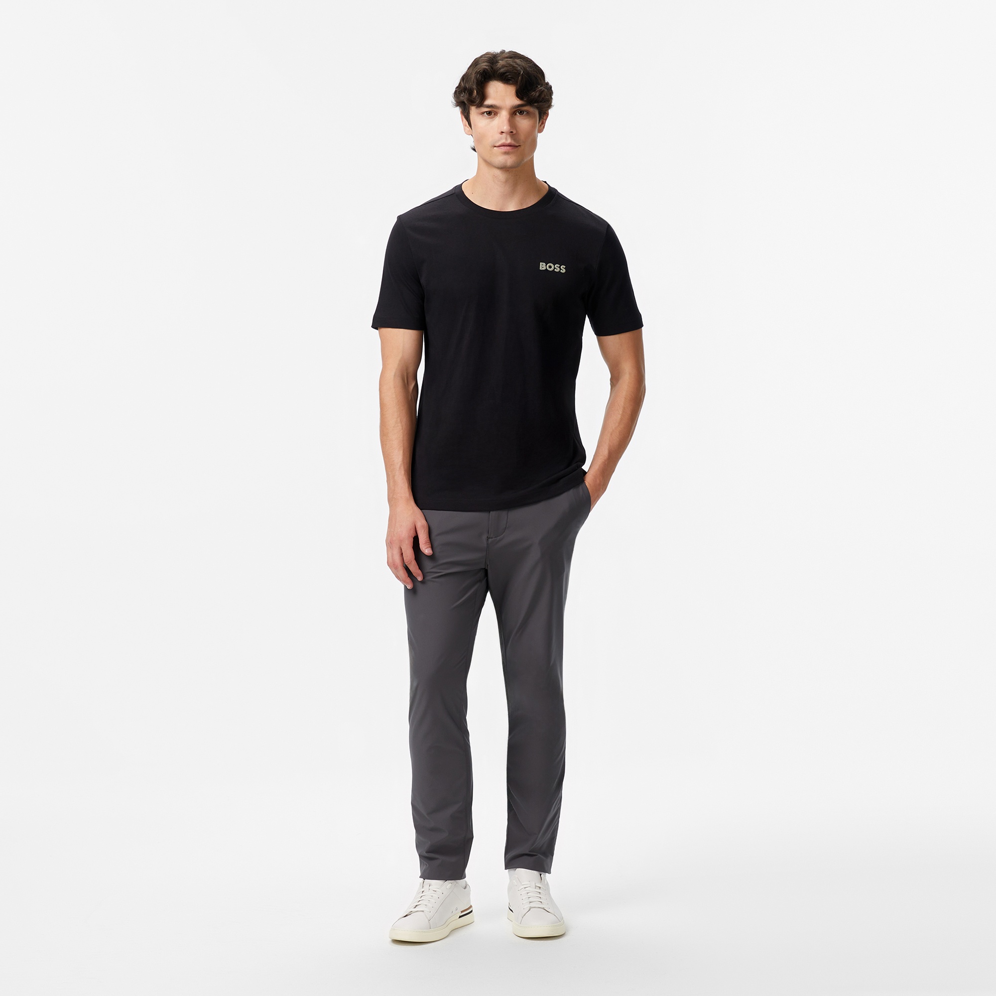 Boss Erkek Siyah T-Shirt