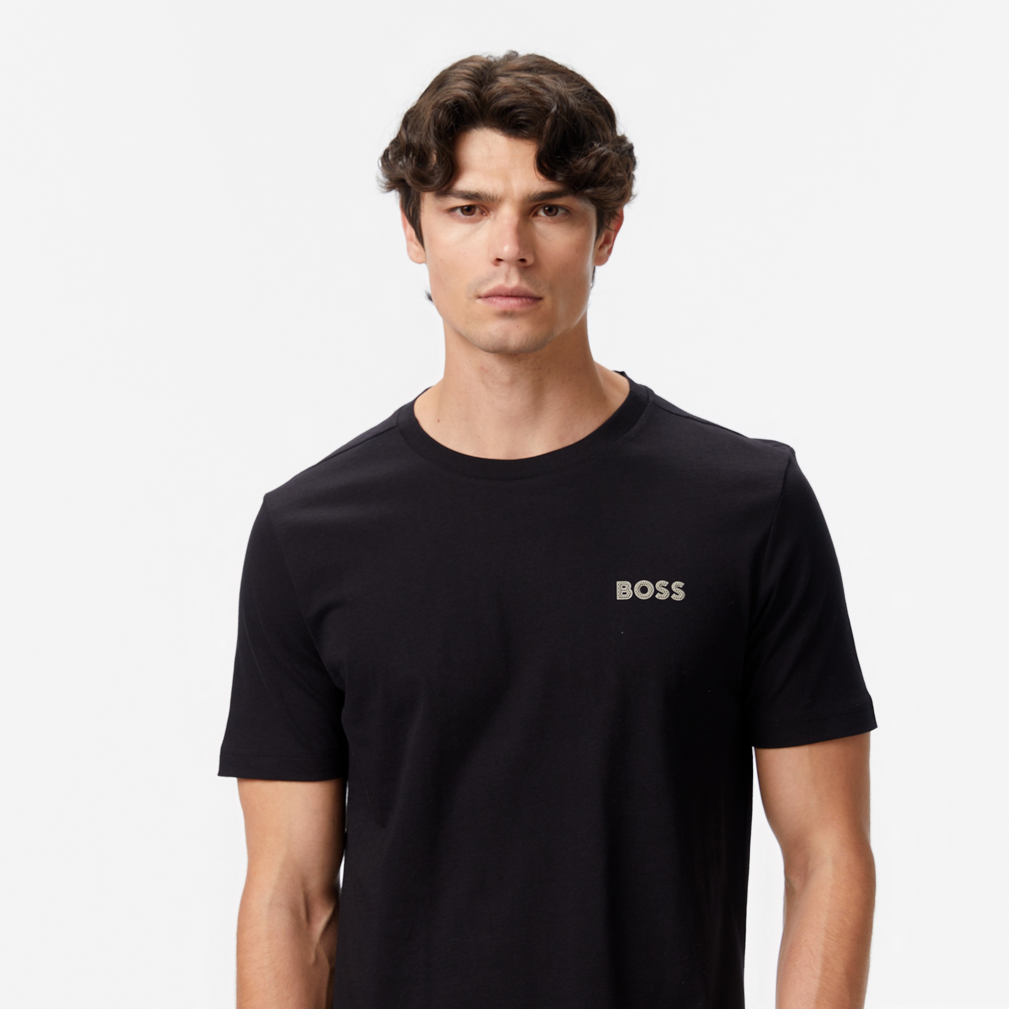 Boss Erkek Siyah T-Shirt
