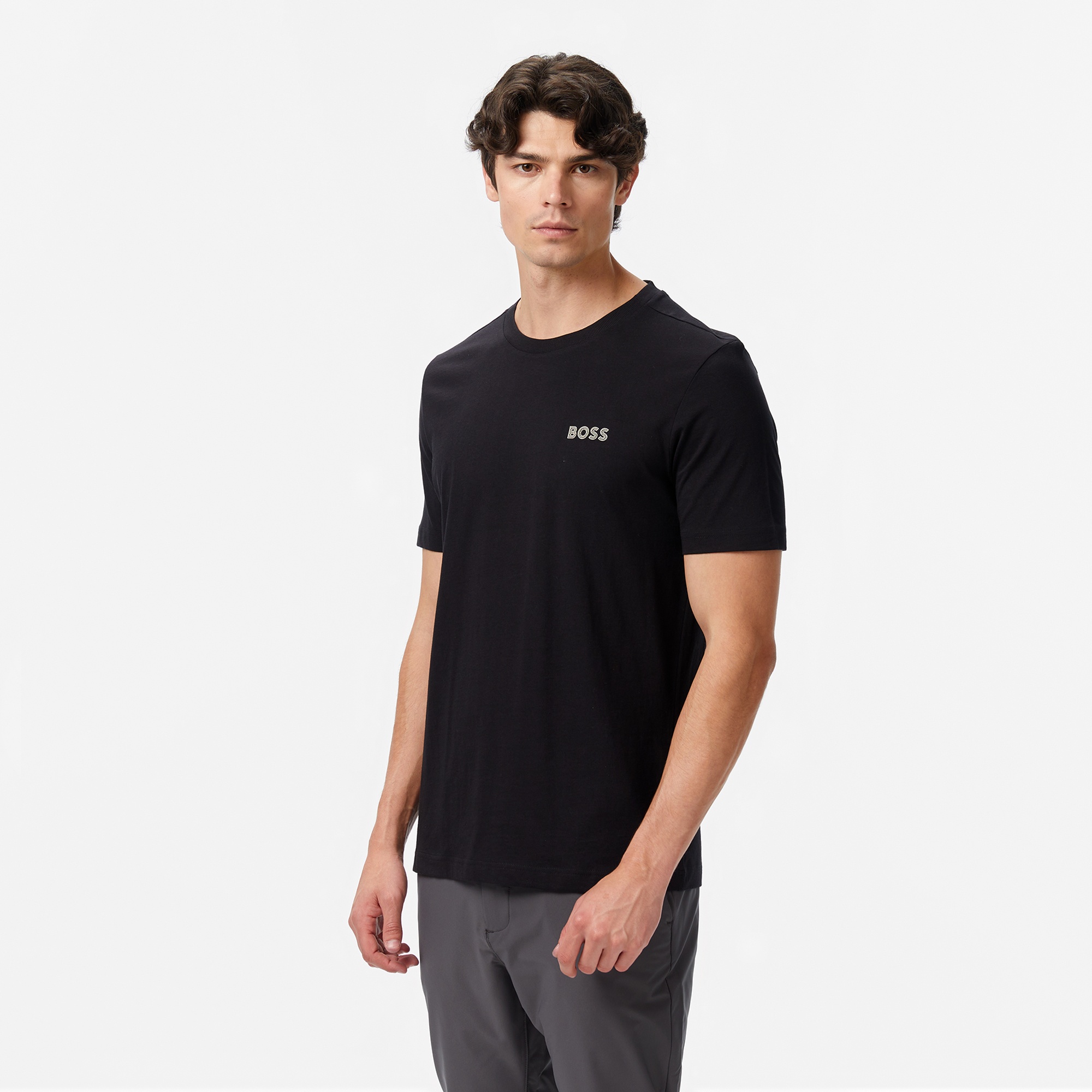 Boss Erkek Siyah T-Shirt