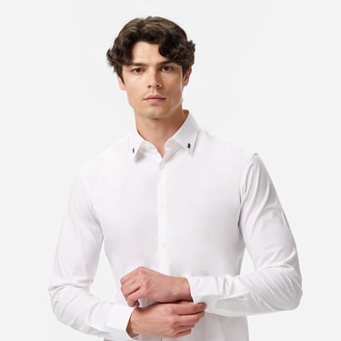  Hugo Erkek Beyaz Gömlek