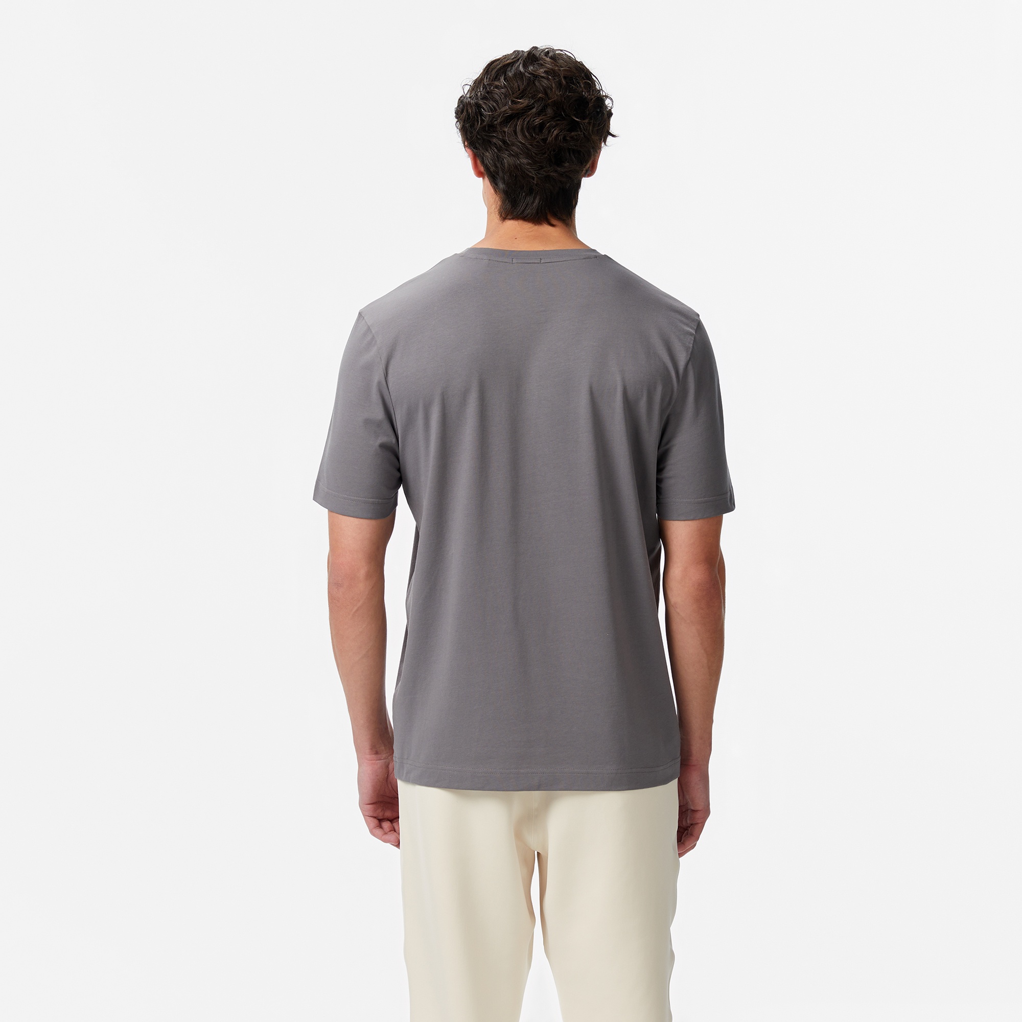 Boss Erkek Gri T-Shirt