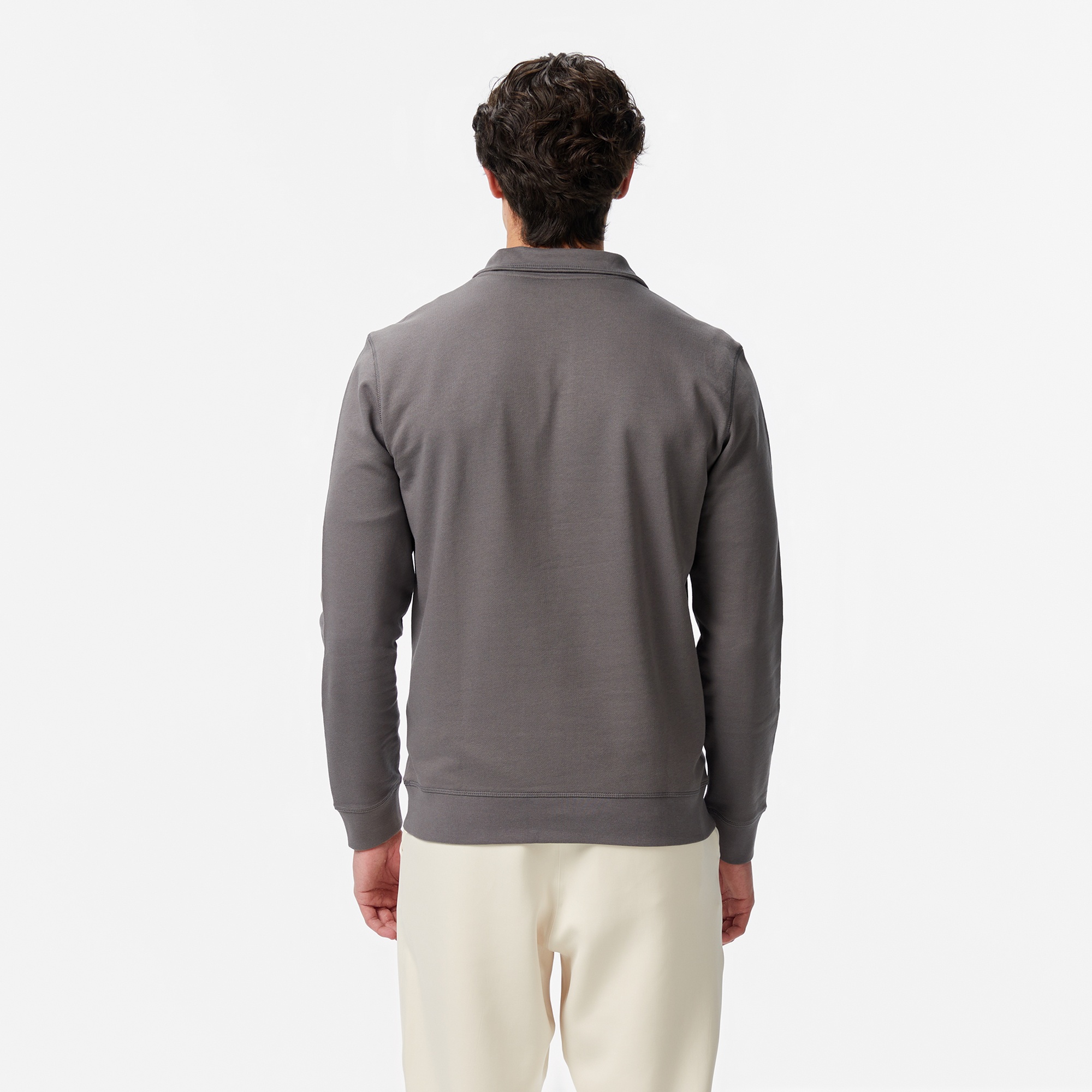 Boss Zetrust Erkek Gri Sweatshirt