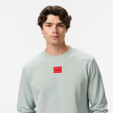  Hugo Diragol 212 Erkek Açık Gri Sweatshirt