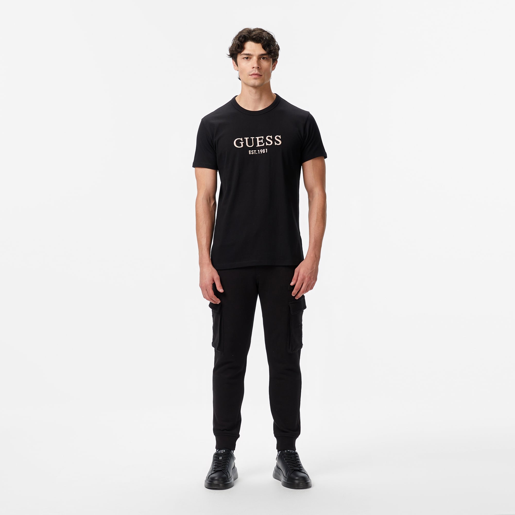 Guess Erkek Siyah T-Shirt