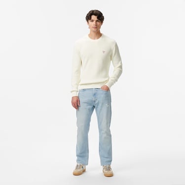  Guess Erkek Beyaz Triko