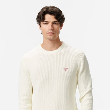  Guess Erkek Beyaz Triko