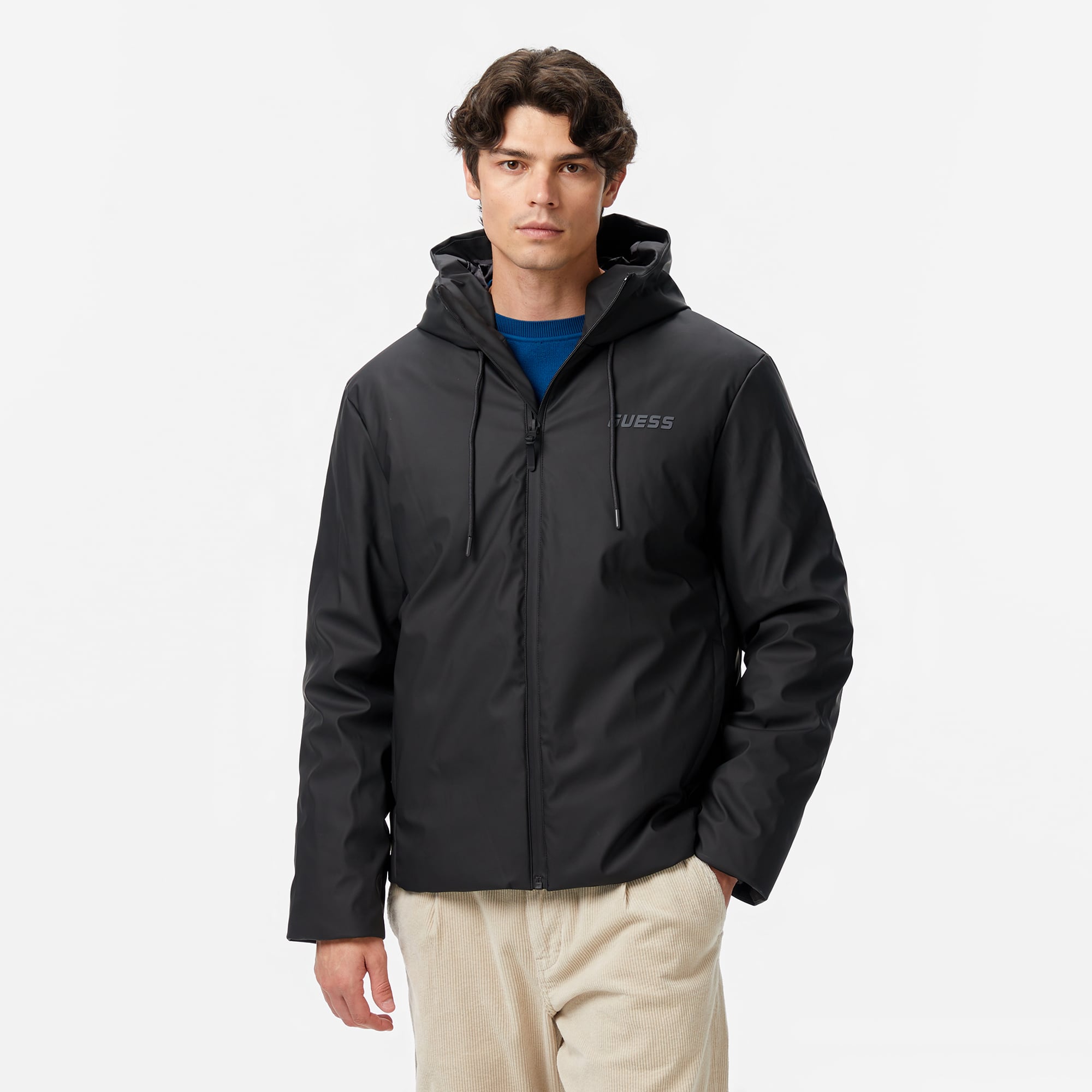  Guess Erkek Siyah Mont