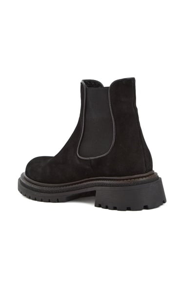  Divarese Kadın Siyah Lastikli Bot