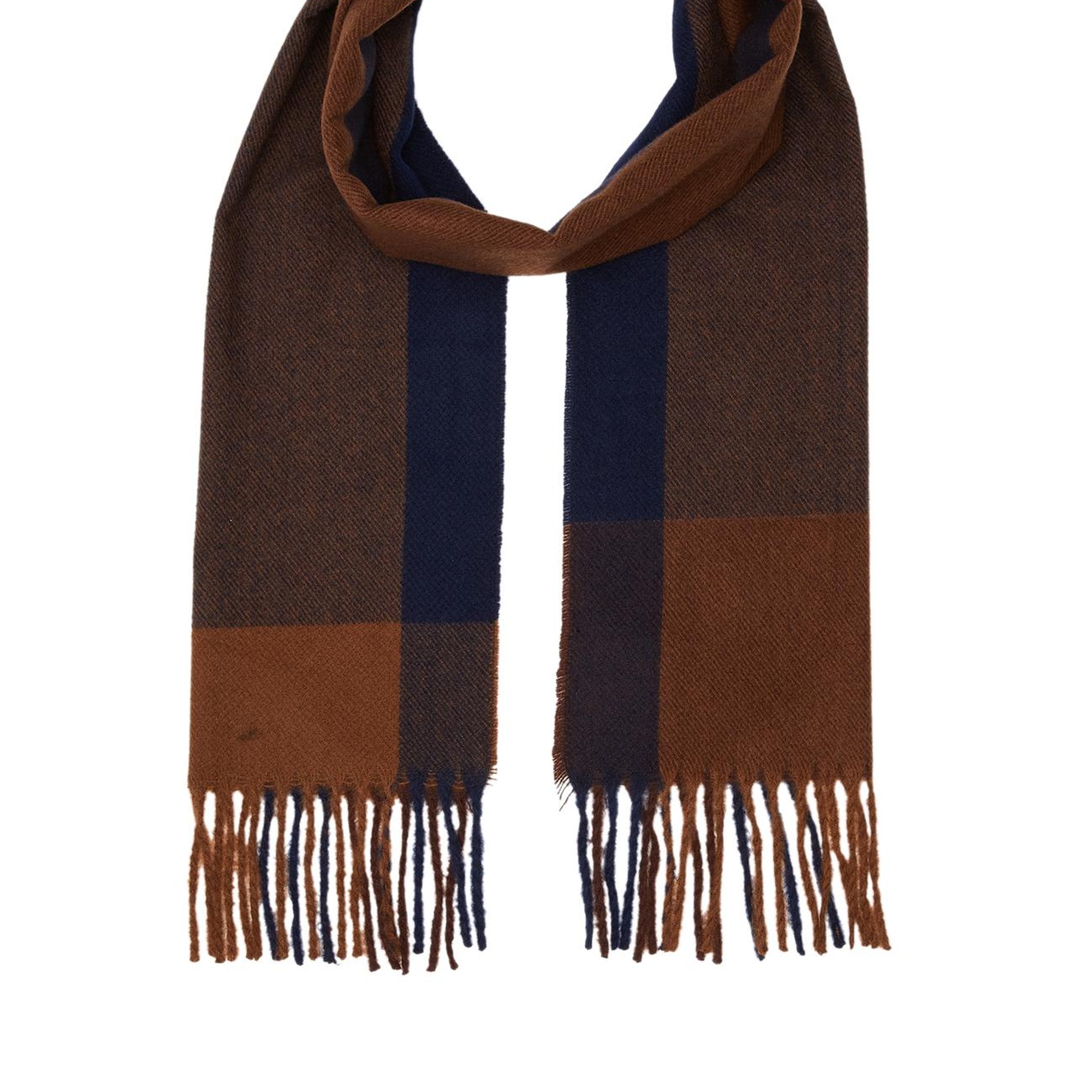 George Hogg Erkek Kahverengi Recycled Polyester Atkı