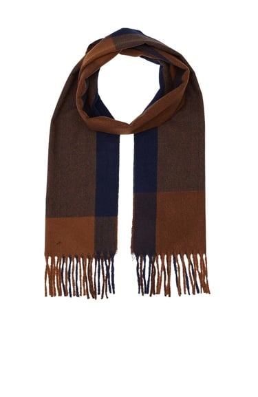  George Hogg Erkek Kahverengi Recycled Polyester Atkı