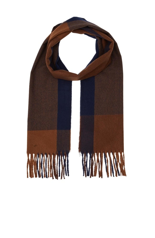  George Hogg Erkek Kahverengi Recycled Polyester Atkı