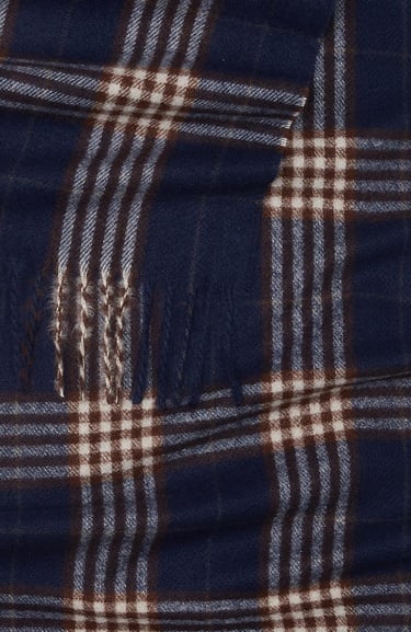  George Hogg Erkek Lacivert Recycled Polyester Atkı