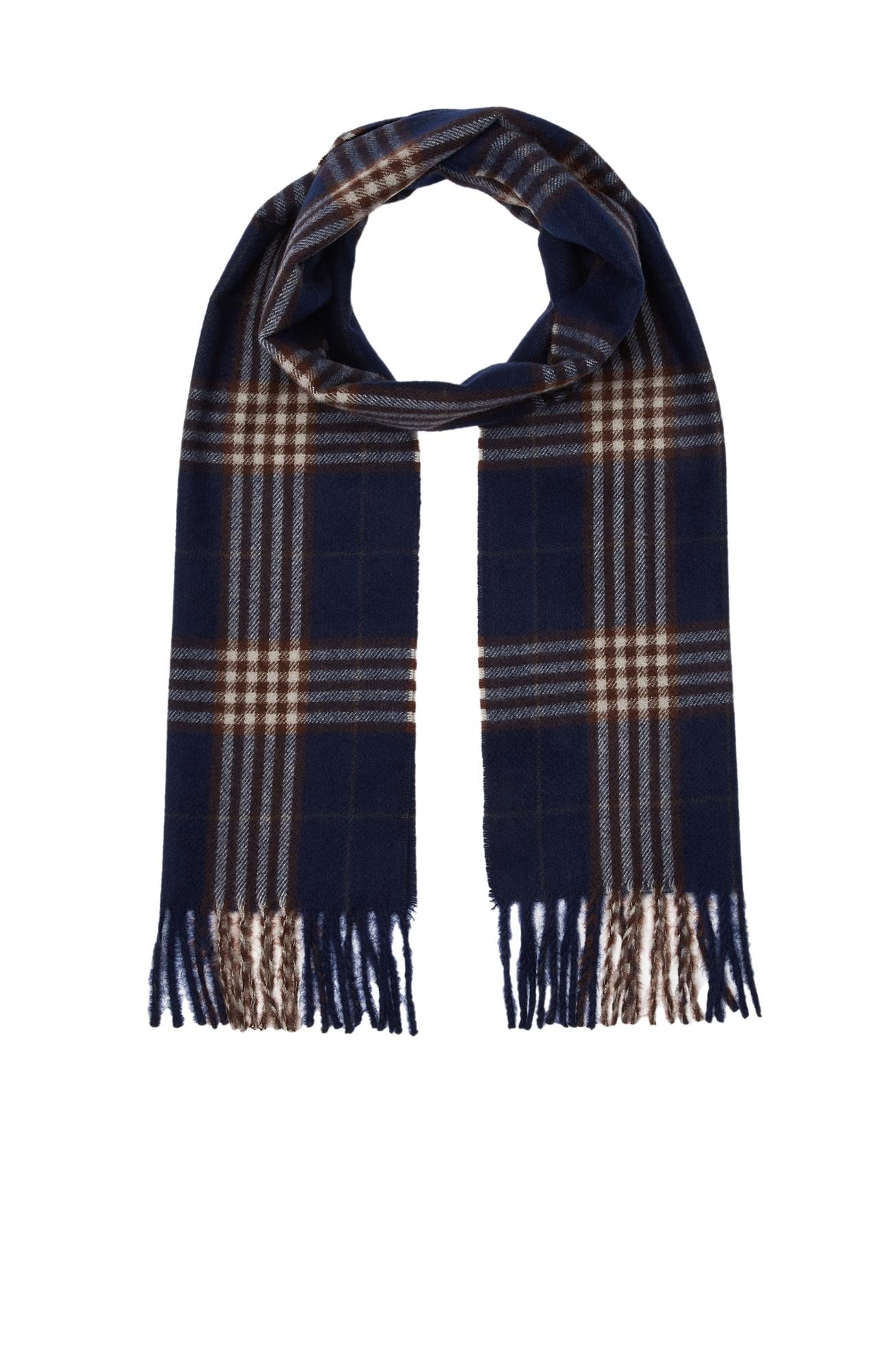  George Hogg Erkek Lacivert Recycled Polyester Atkı