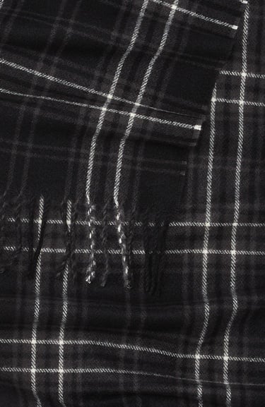  George Hogg Erkek Siyah Recycled Polyester Atkı