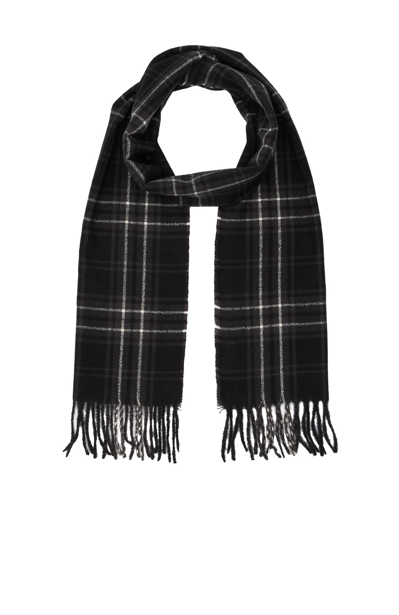  George Hogg Erkek Siyah Recycled Polyester Atkı