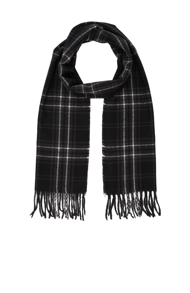  George Hogg Erkek Siyah Recycled Polyester Atkı