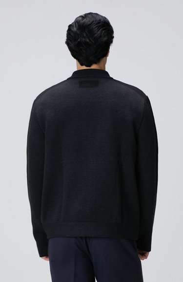  Network Erkek Antrasit Triko Dış Gömlek