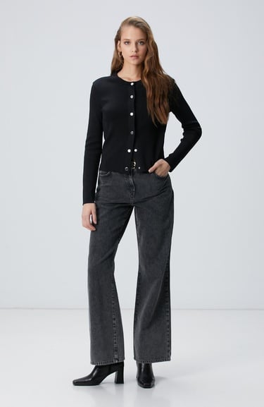  Network Kadın Siyah Hırka