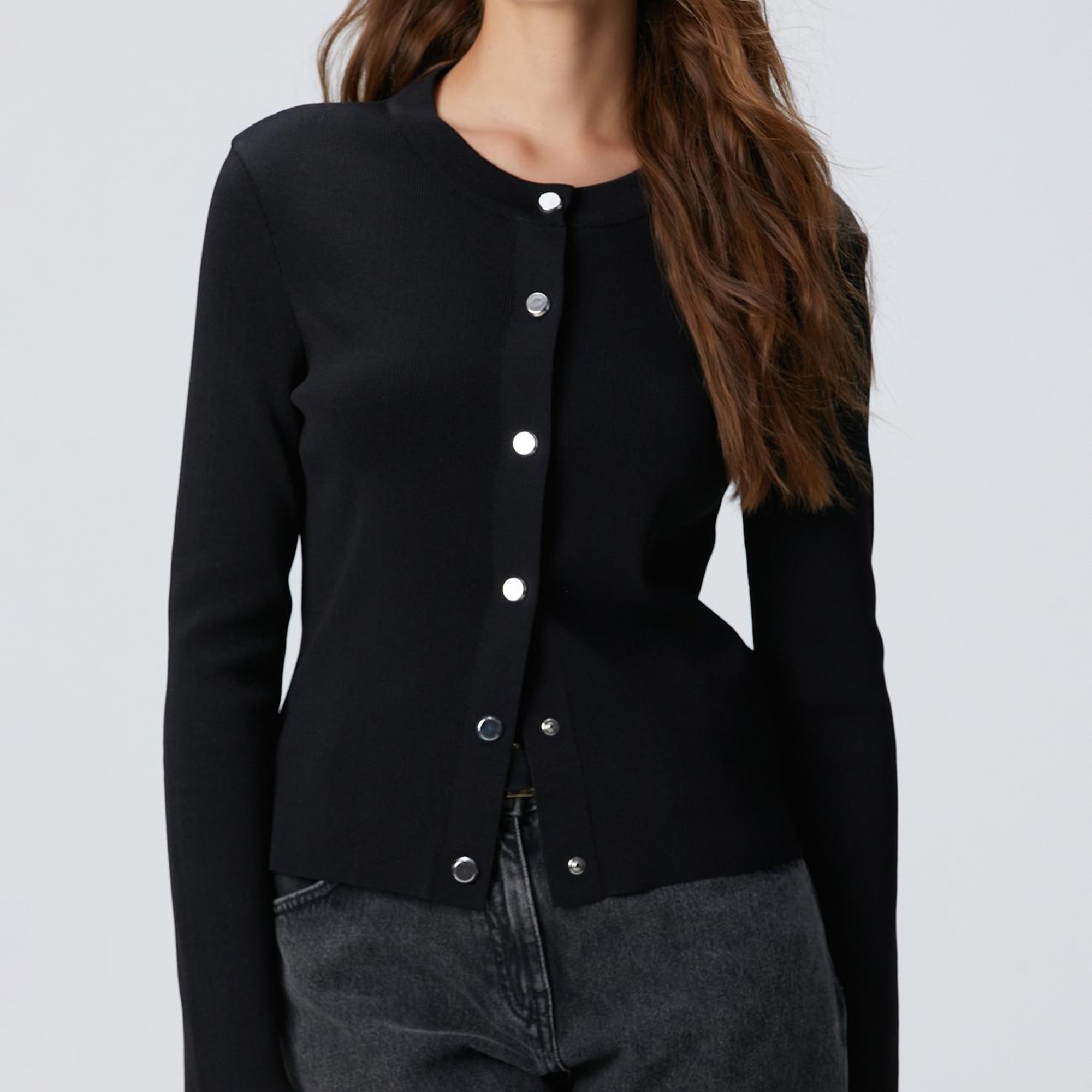 Network Kadın Siyah Hırka