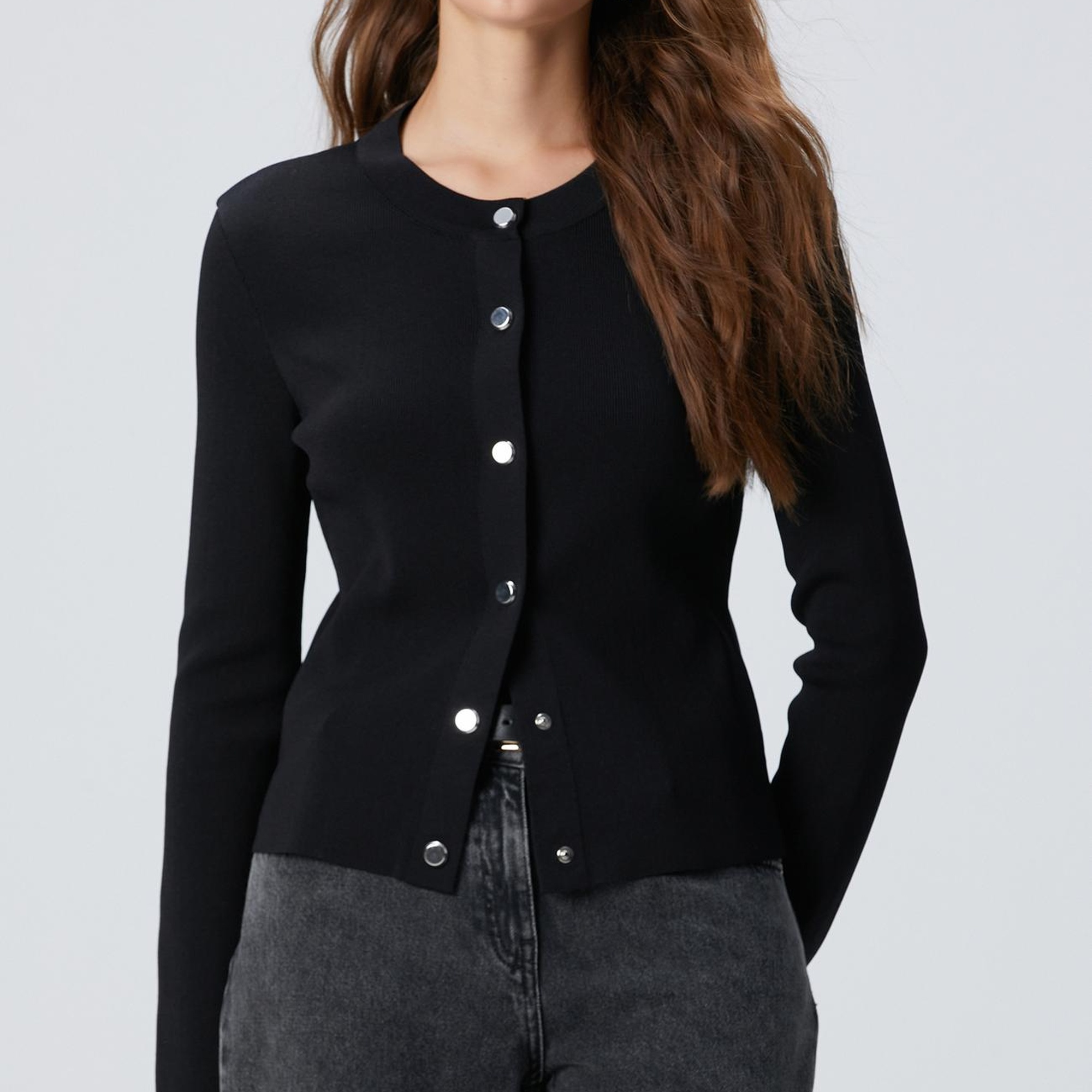 Network Kadın Siyah Hırka