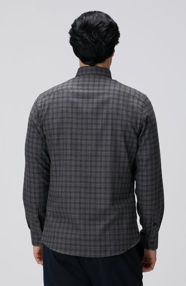  Network Erkek Antrasit Ekose Desenli Gömlek