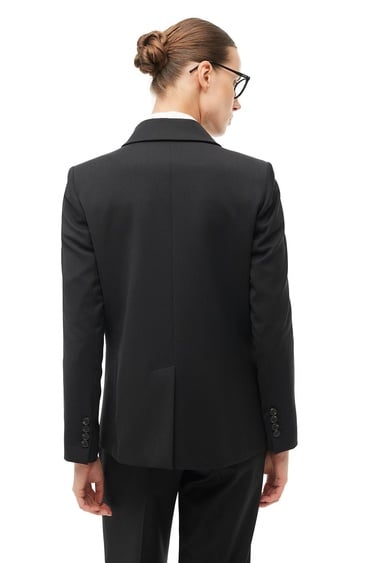  Siyah Kırlangıç Yaka  Ceket