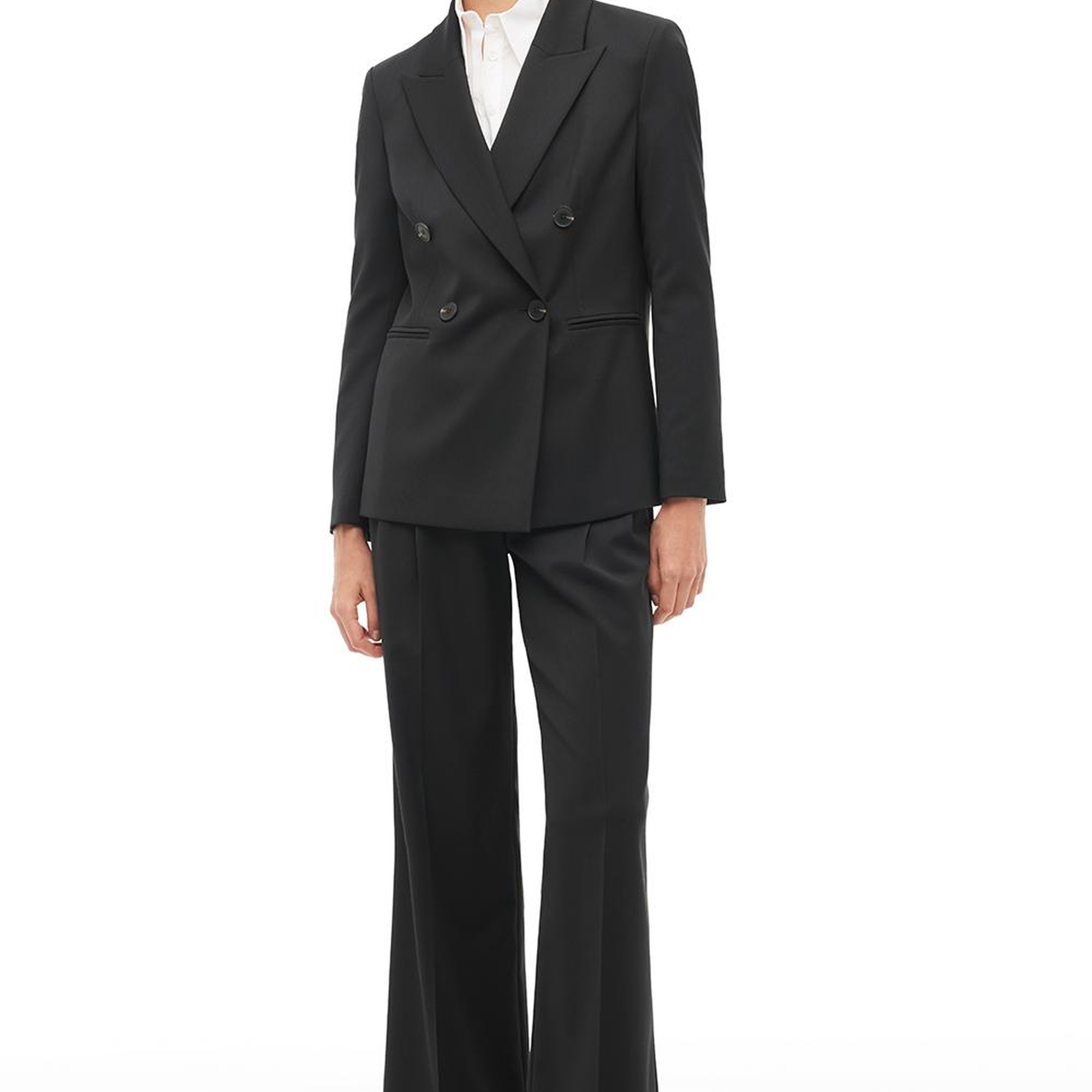 Siyah Kırlangıç Yaka  Ceket