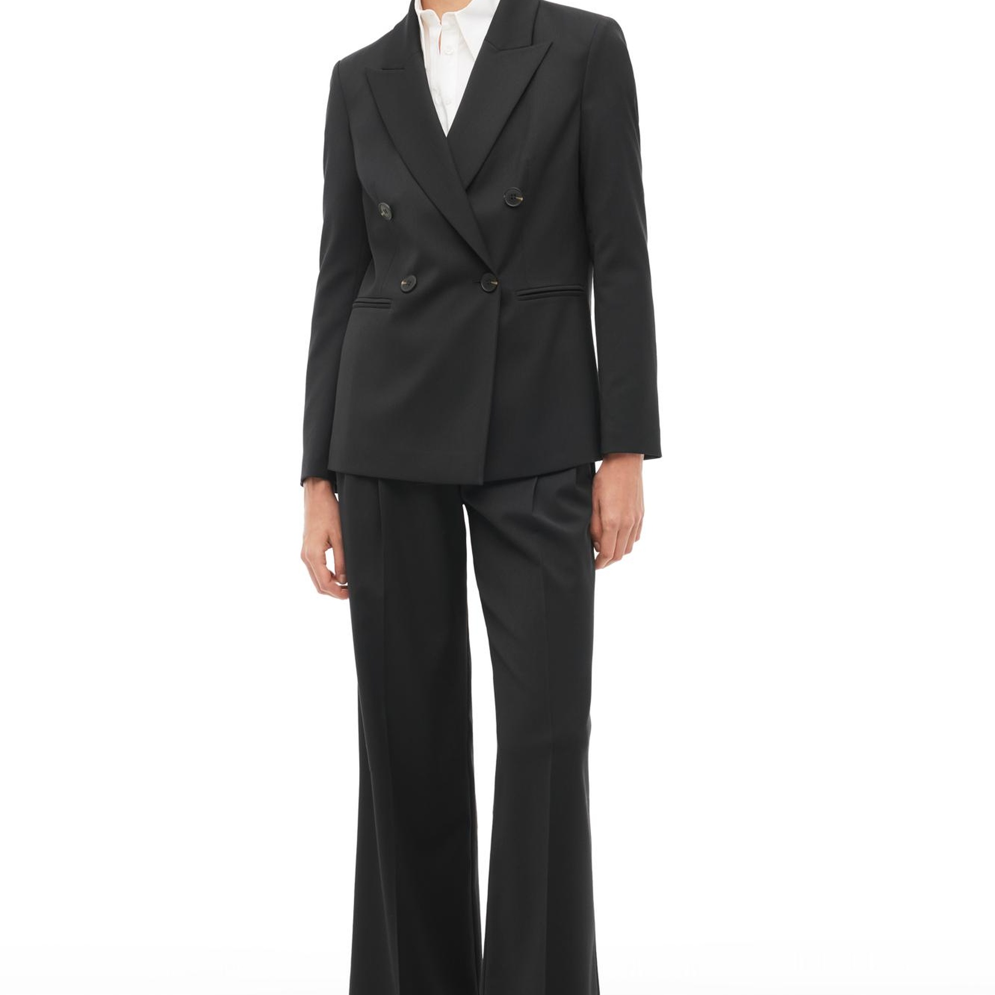 Siyah Kırlangıç Yaka  Ceket