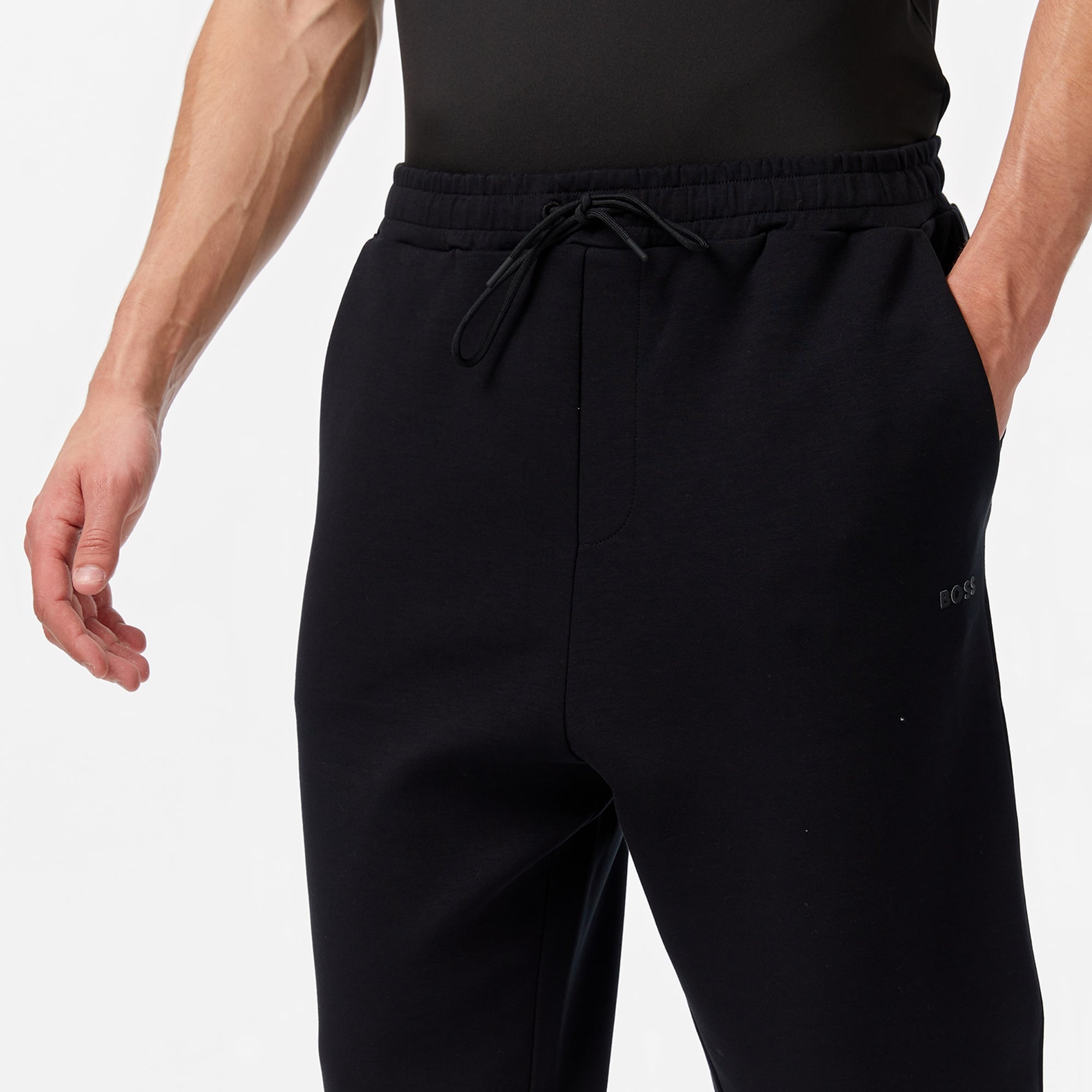 Boss Erkek Siyah Eşofman Altı