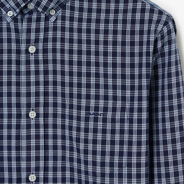  Gant Erkek Lacivert Regular Fit Kareli Gömlek