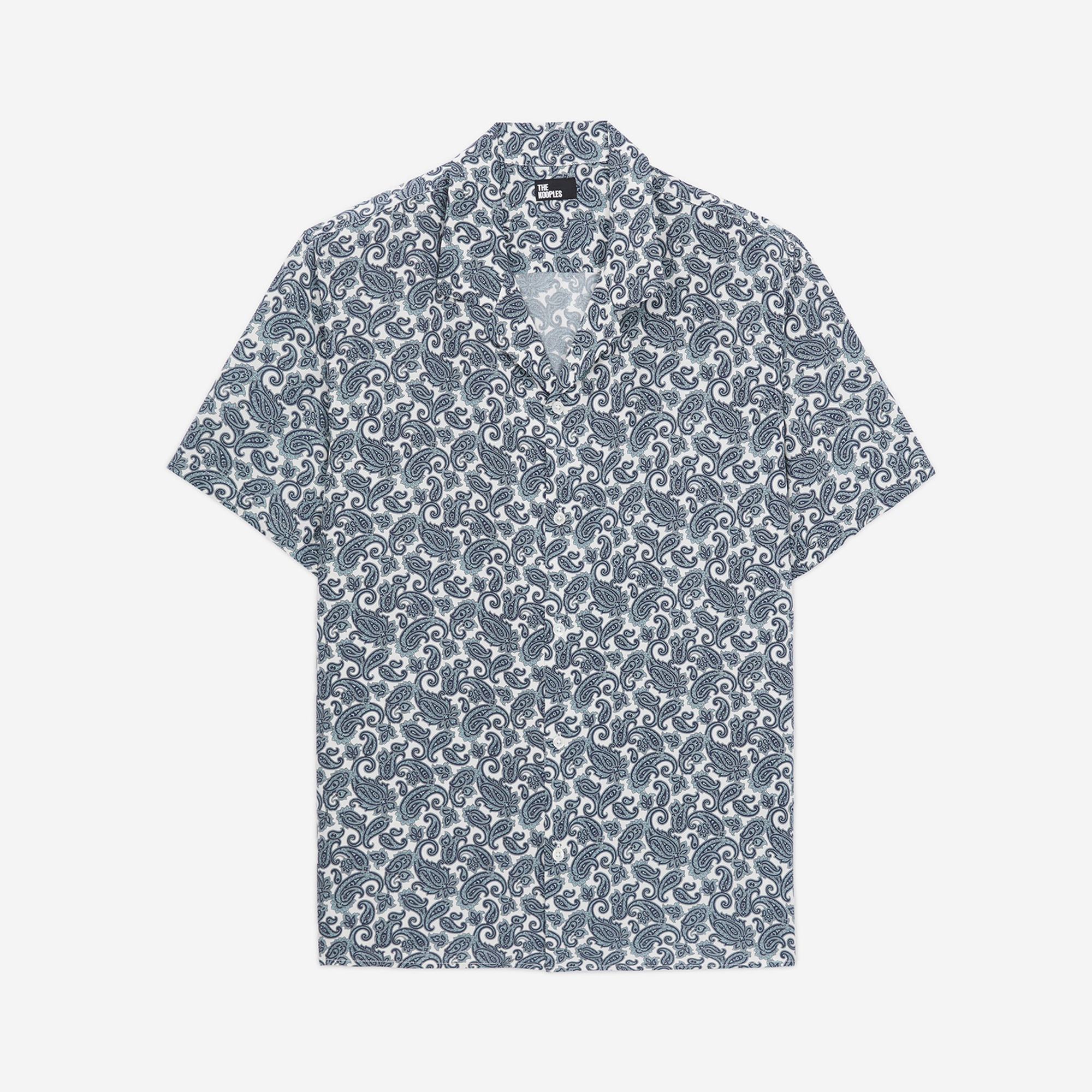 ERKEK MAVİ DESENLİ GÖMLEK