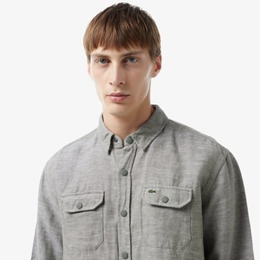  Lacoste Erkek Relaxed Fit Yeşil Gömlek