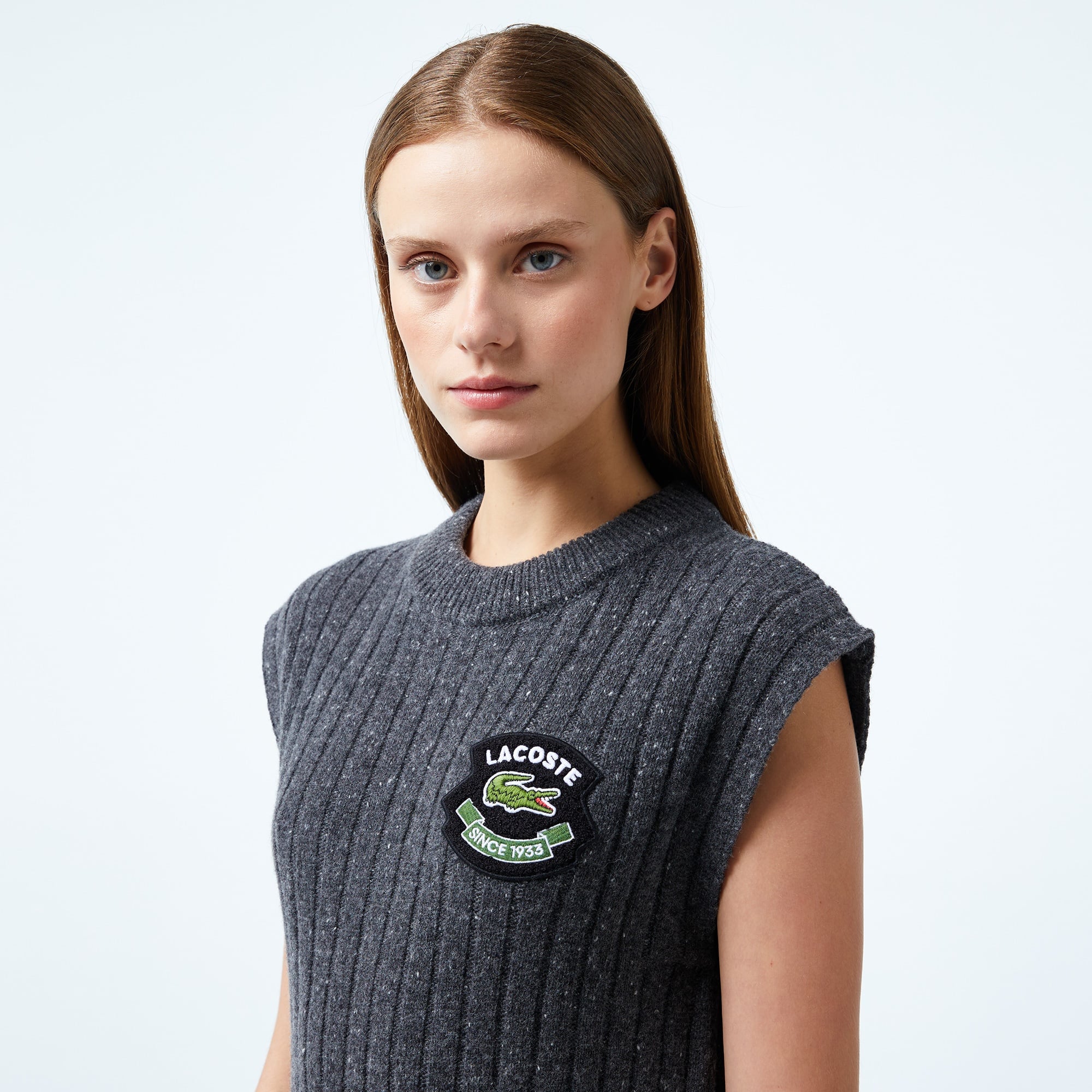 Lacoste Kadın Gri Elbise