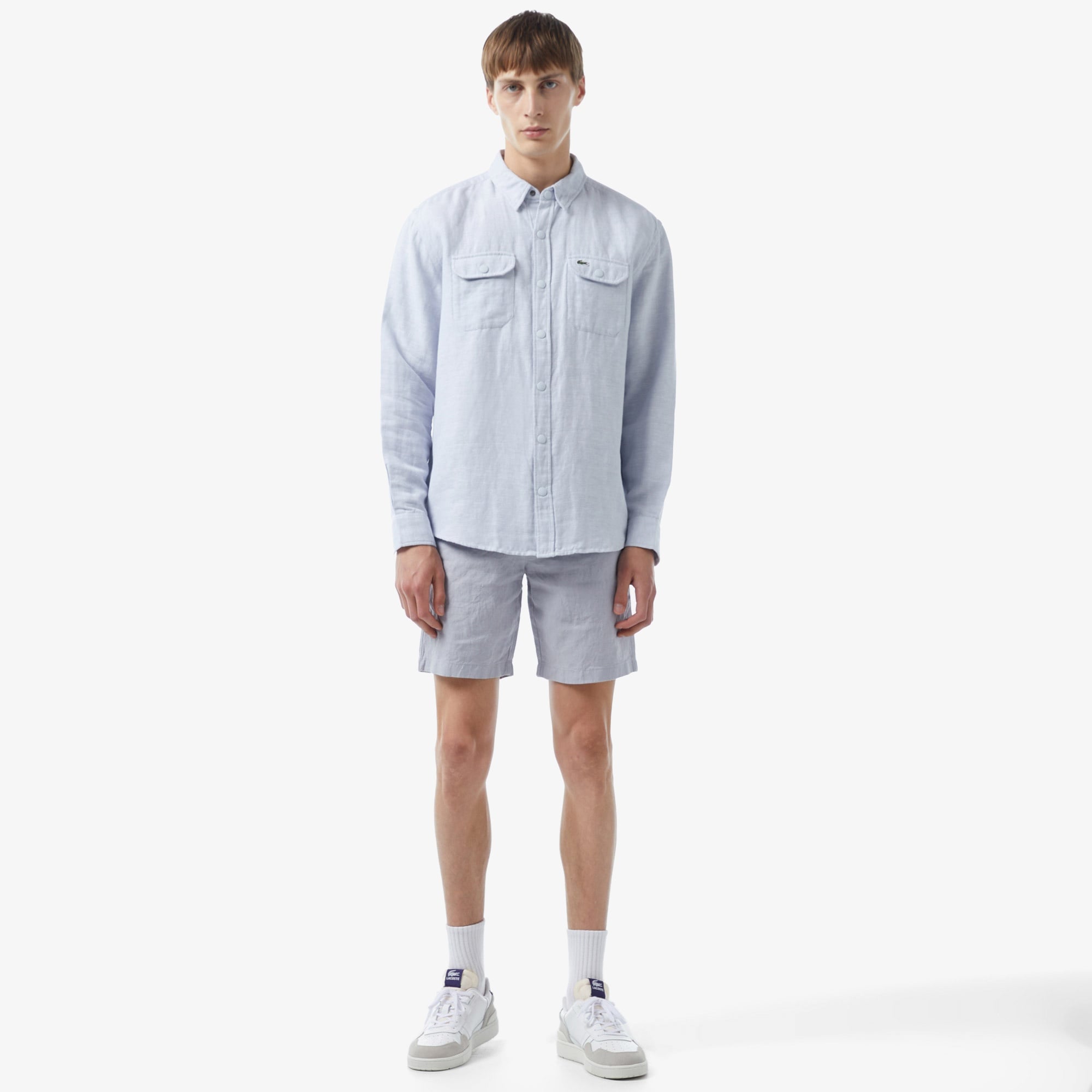 Lacoste Erkek Relaxed Fit Mavi Gömlek